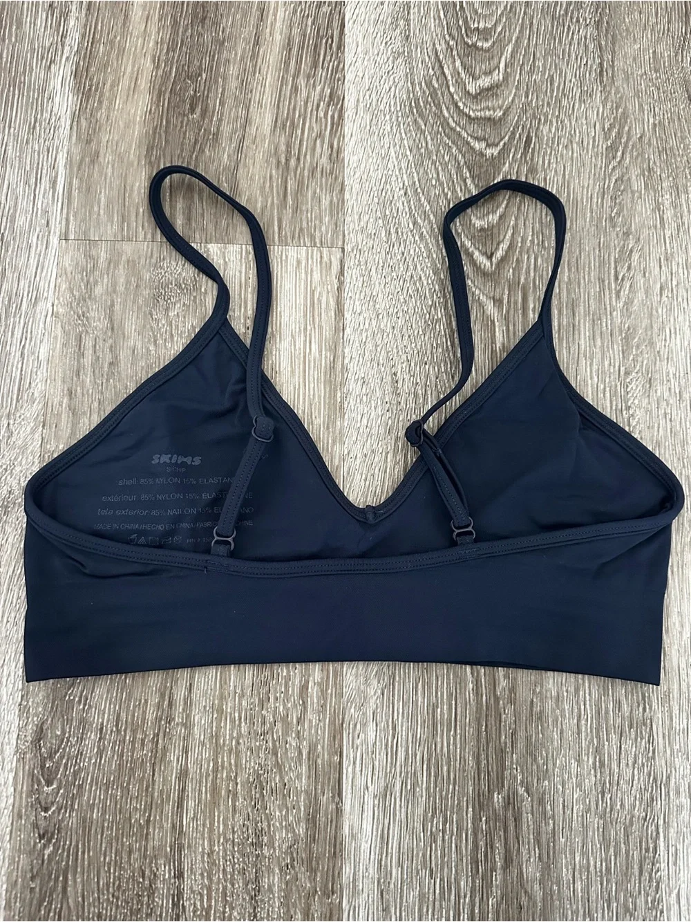 SKIMS Women's Soft Smoothing Bralettes - Black, Navy & Mineral (Light Green) - S - Picture 4 of 7